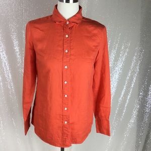 J CREW PERFECT BUTTON DOWN  SHIRT